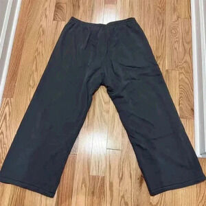 Yeezy Gap XL Black Lightweight Relaxed Fit Sweatpants with Pockets